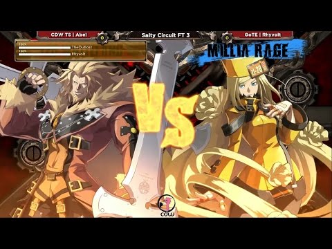 【GGXrdR】Abel (Leo) vs Rhyvolt (Millia) The Salty Circuit FT 3 Week 3