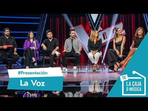 PRESENTACIÓN LA VOZ , todos LOS SECRETOS con PABLO LÓPEZ, ANTONIO OROZCO, LAURA PAUSINI y LUIS FONSI