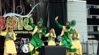 Mixed South Asian Dance Group at Dance Competition Mosaic Festival 2012