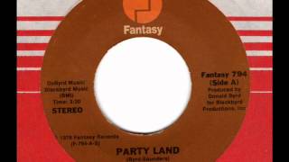 BLACKBYRDS  Party Land