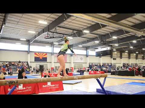 2022 DP Nationals level 10 beam routine from Everest Gymnast Savannah Ray 9.475 score