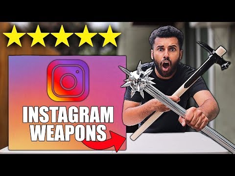 I Bought DANGEROUS WEAPONS From INSTAGRAM AD!! *MYSTERY BOXES* Video
