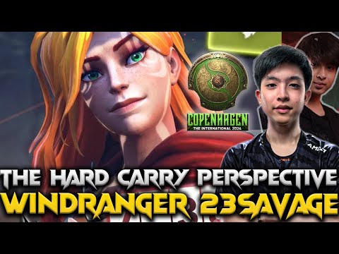 Crazy Play 23Savage Windranger The Hard Carry - The International 2024 : Aurora Gaming VS Team Zero