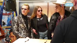 L&#39;instore di Achille Lauro e Boss Doms a Roma