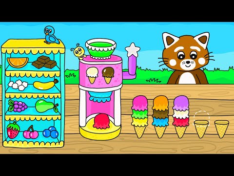 Pukkins trädgård spel - Lek och lär dig färger med Pukkins - Lek med oss