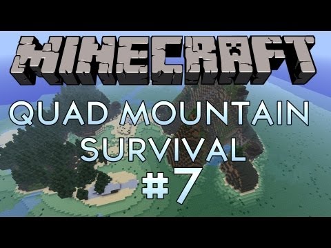 Minecraft : Quad Mountain Survival Ep.7 - GOLDEN MONUMENT!