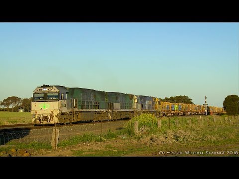 2MA5 with Two Southern Spirit NR Class Locomotives - PoathTV Australian Trains & Railways