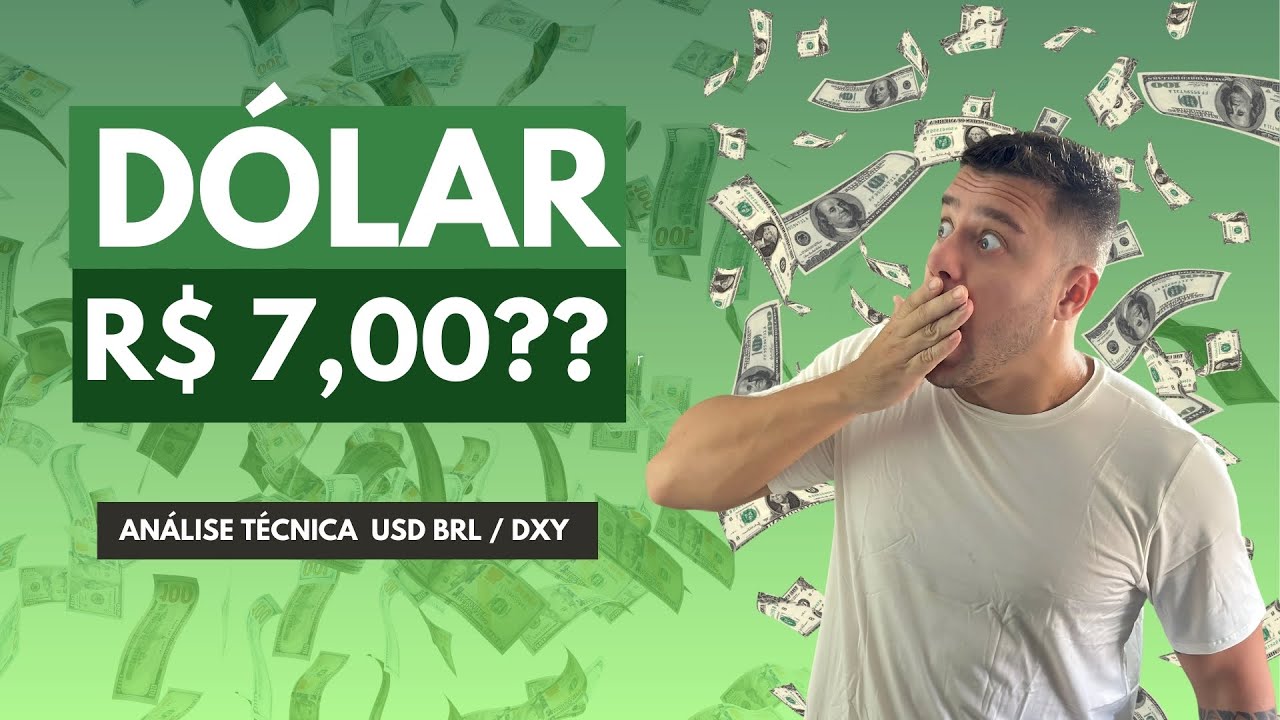 Dólar subindo - Até onde vai a ALTA do DÓLAR? (análise técnica)
