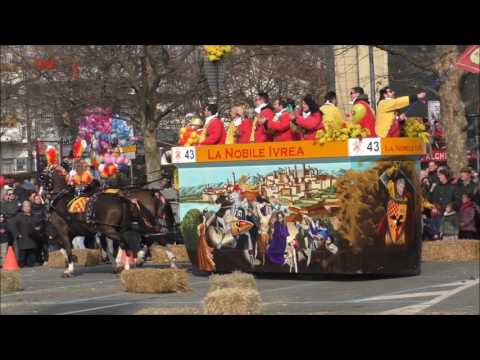 La Nobile Ivrea carro da getto - Carnevale Ivrea 2017