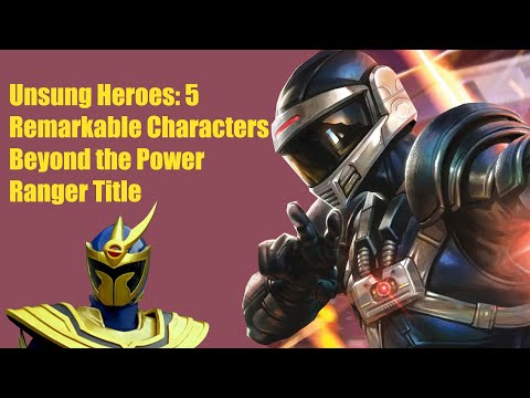 Unsung Heroes 5 Remarkable Characters Beyond The Power Ranger