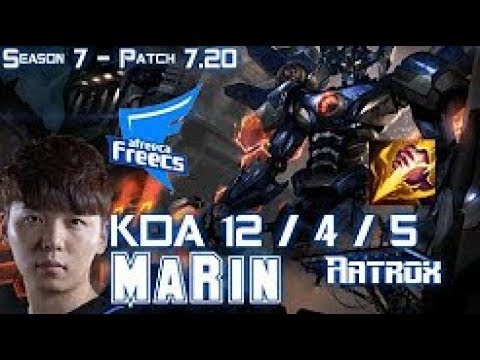 AFs MaRin AATROX vs REK'SAI Jungle - Patch 7.20 KOREA Ranked