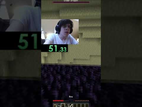 Minecraft 1.17 Speedrun World Record (CRAZY REACTION)