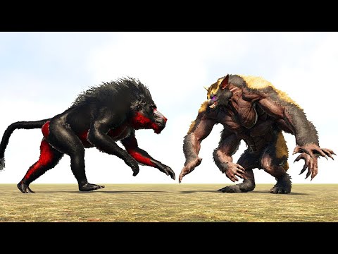 PF APEX DINOPITHECUS vs. ARK DINOSAURS (lvl.1000) | ARK Dino Battle 🦎