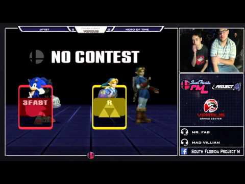 Versus Project M Weekly 12/27/15 - Losers Finals - GSG | JFyst (Sonic) vs Hero of Time (Link)