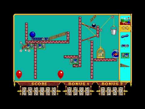 The Incredible Machine - Puzzle 78: "Free Poor Pokey the Cat" (1992) [MS-DOS]
