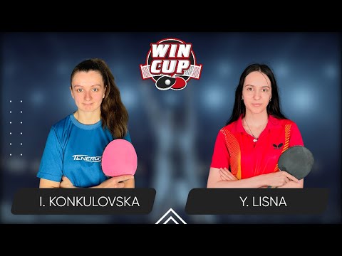 16:00 Iryna Konkulovska - Yaroslava Lisna West 3 WIN CUP 23.11.2023 | TABLE TENNIS WINCUP