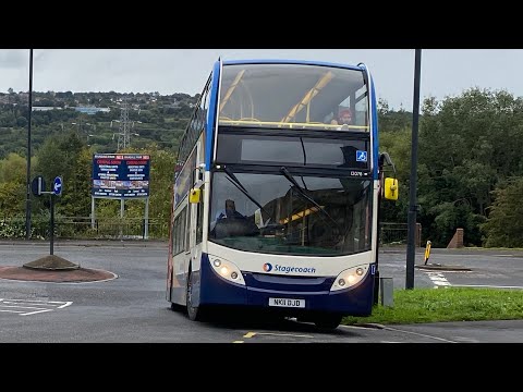 *Quiet top deck* Stagecoach North East 12078 NK11 DJD