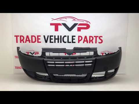Fits Fiat Doblo 2006-2010 Front Bumper Black No Pdc Or Washer Holes video