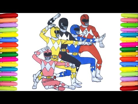 Power Ranger Coloring Pages - Mighty Morphin Power Rangers