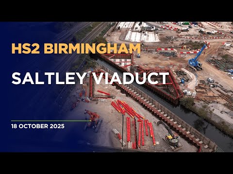 HS2 Saltley Viaduct Birmingham #hs2 #birmingham