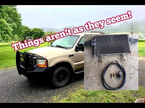 Ford Power Stroke 6.0 Transmission cooler Upgrade for 7.3