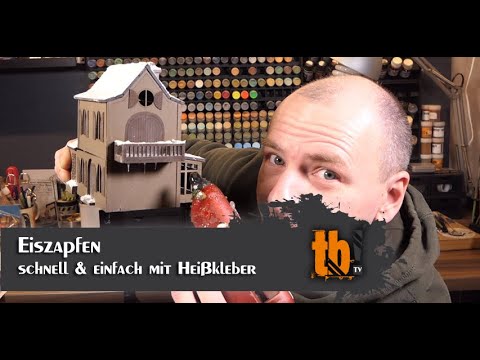 Tutorial: Eiszapfen - schnell & einfach mit Heißkleber