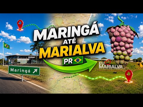 Maringá até Marialva - Avenida Mauá, Zona 03, PR, Brasil