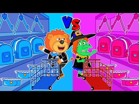 Lwiątko | Zakupy do szkoły | Kreskówka dla dzieci | Bajki Po Polsku