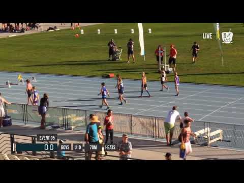 BOYS U10 70M HEAT 3 - 2018 STATE TRACK AND FIELD CHAMPIONSHIPS // LAVicTV