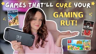 Stuck in a *GAMING RUT*? 🎮😖 Play these games! ✨ | 5 cozy games that are UNPUTDOWNABLE!