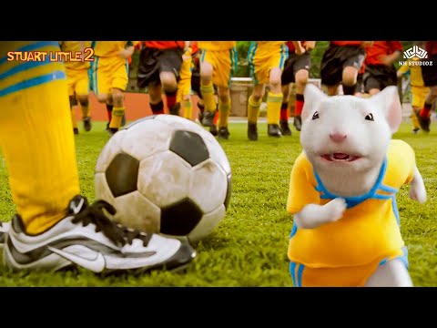 एक चूहे ने इंसानों को हरा दिया फ़ुटबॉल में! ⚽🏆 | Stuart Little 2 | Cartoon Movie Hindi Dubbed