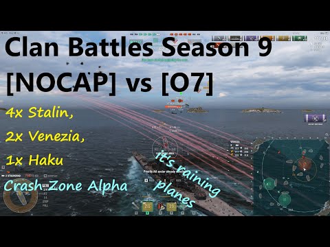 WoWs [NOCAP] vs [O7] 4x Stalingrad on Crash Zone Alpha | Our Clan Battles Season 9