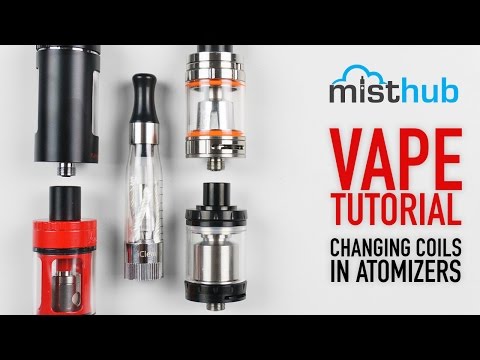 Part of a video titled Vape Tutorial: How To Change Coils On Vape Tanks & Clearomizers