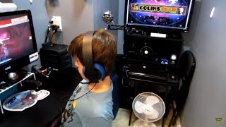 Tiny GAMEROOM was a BATHROOM - Dude flush next time