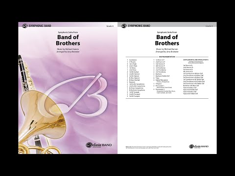 Symphonic Suite from Band of Brothers, arr. Jerry Brubaker – Score & Sound