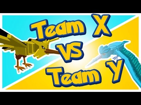 Pixelmon Mini Game - Pokemon X VS Y Zapdos and Articuno ???