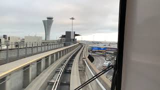 (2021) SFO AirTrain from Long Term Parking to Terminal 1