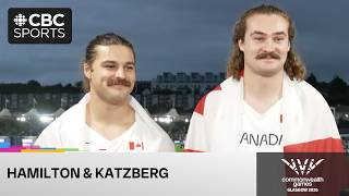 Ethan Katzberg and Rowan Hamilton on exciting time for Canadian hammer throwers