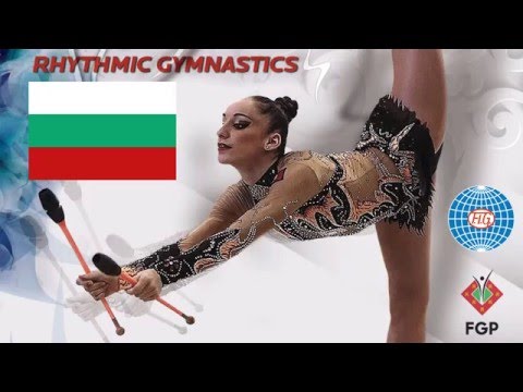 Group Finals Bulgaria 6 Clubs 2 Hoops Rhythmic Gymnastics World Cup 2016 Lisbon