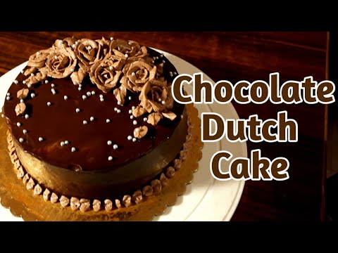 Chocolate Dutch Cake/Chocolate Cake Design/Dutch Chocolate Truffle Cake/Homemade Dutch Cream Cake
