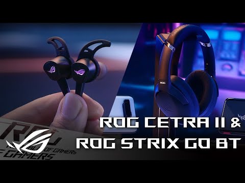 Ausinės Asus Rog Strix Go BT video