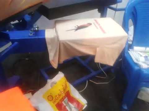 Cotton T Shirt Rubber Printing Machine