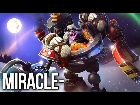 Miracle- Insane Timbersaw 9k MMR Gameplay Dota 2