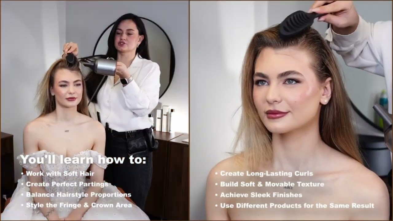 Half-Up Styling - 2 Bridal Glam Techniques preview