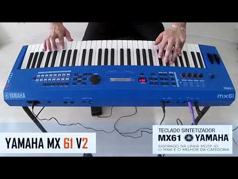 YAMAHA MX61 V2 , DEMO NA CLASSIC KEYBOARDS , COM EVERTON