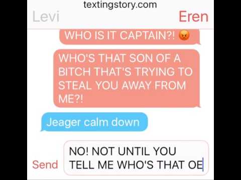 Attack on Titan - Levi x Yandere!Eren texting part 1