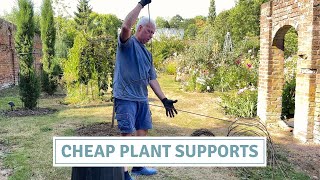DIY Steel Plant Supports | Cheap & Sturdy Garden Hack // Cottoverdi