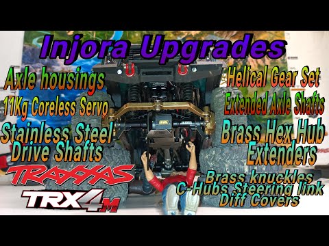 Traxxas Trx4M Fitting Injora upgrades #howto #injora #TraxxasTrx4M