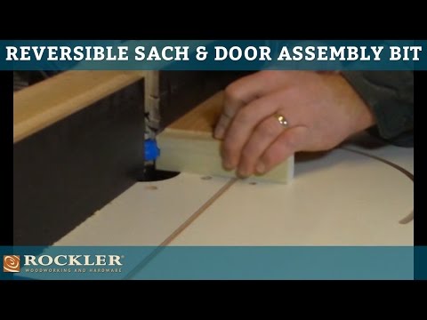 Rockler Reversible Sash & Door Assembly Router Bit