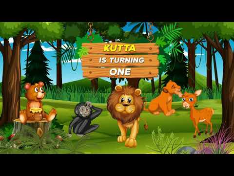 Jungle Theme Birthday Invitation | Lion King Birthday Invite | Simba Theme Video Invite